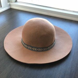 Beige wool hat from World Market